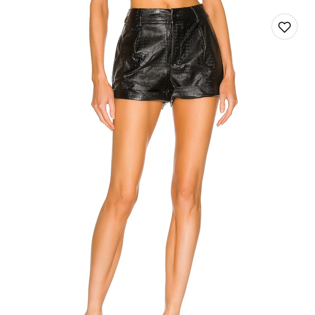 Superdown Dominica Python Shorts
